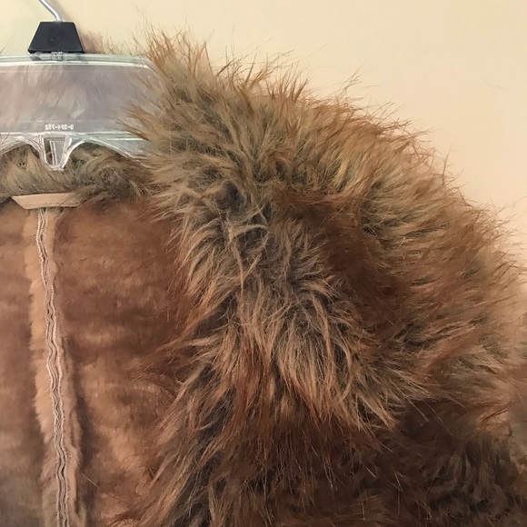 St John’s Bay Suede Penny Lane Tan Coat - Picture 4 of 14